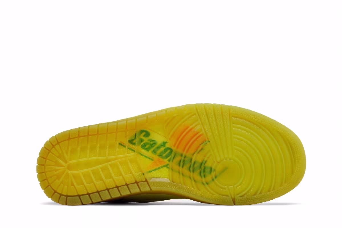 Air Jordan 1 High OG G8RD Gatorade Pack, Lime, view 5