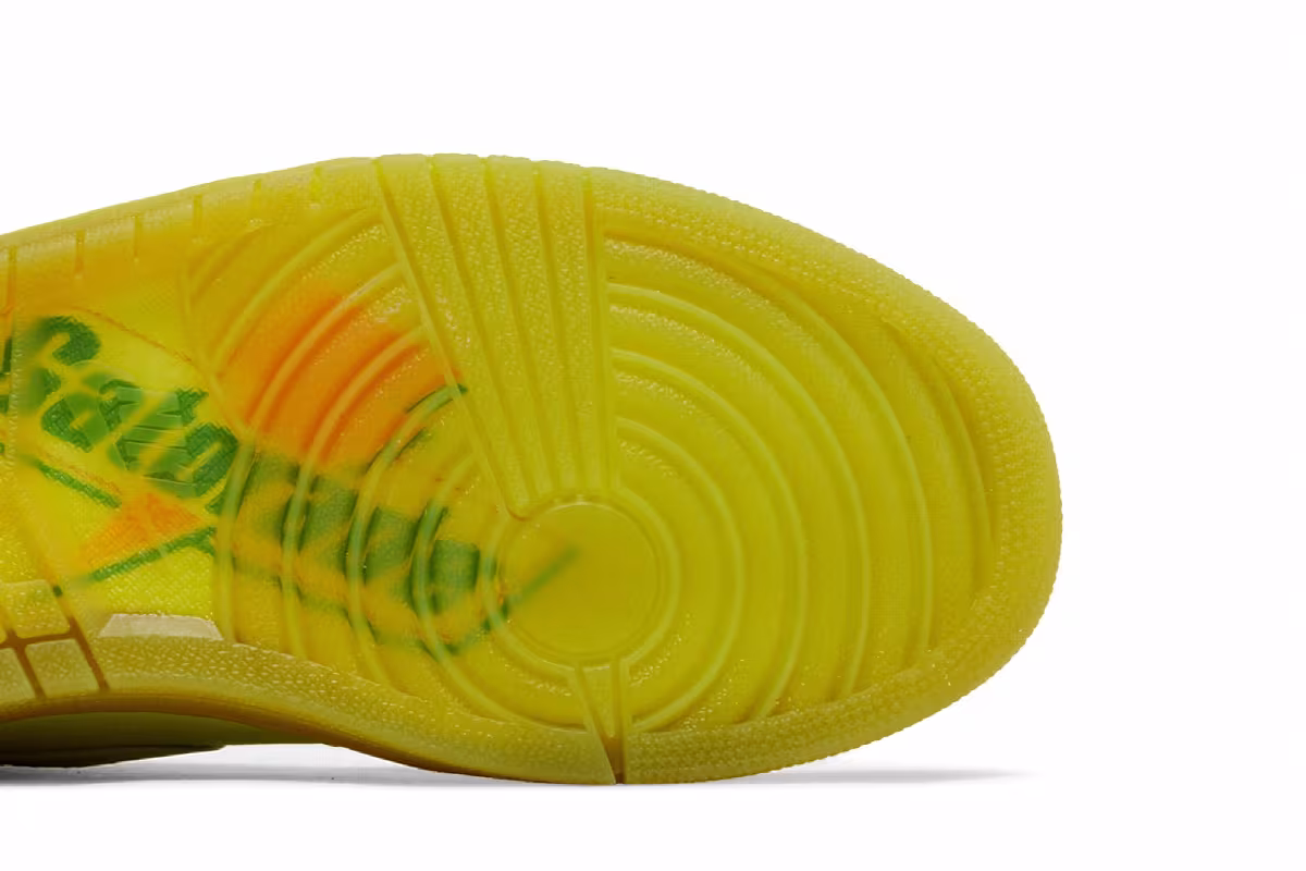 Air Jordan 1 High OG G8RD Gatorade Pack, Lime, view 6