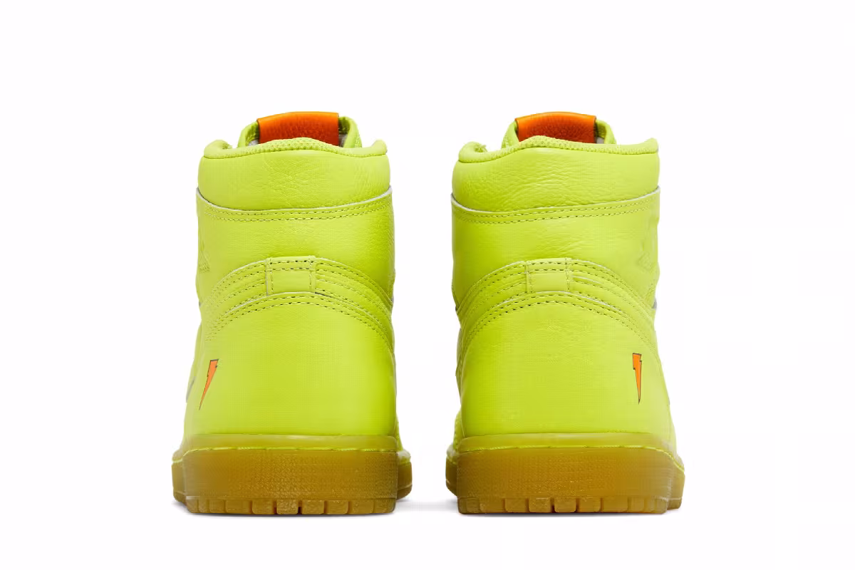 Air Jordan 1 High OG G8RD Gatorade Pack, Lime, view 7