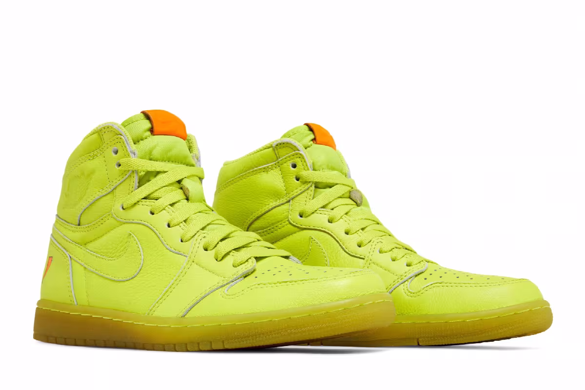 Air Jordan 1 High OG G8RD Gatorade Pack, Lime, view 9