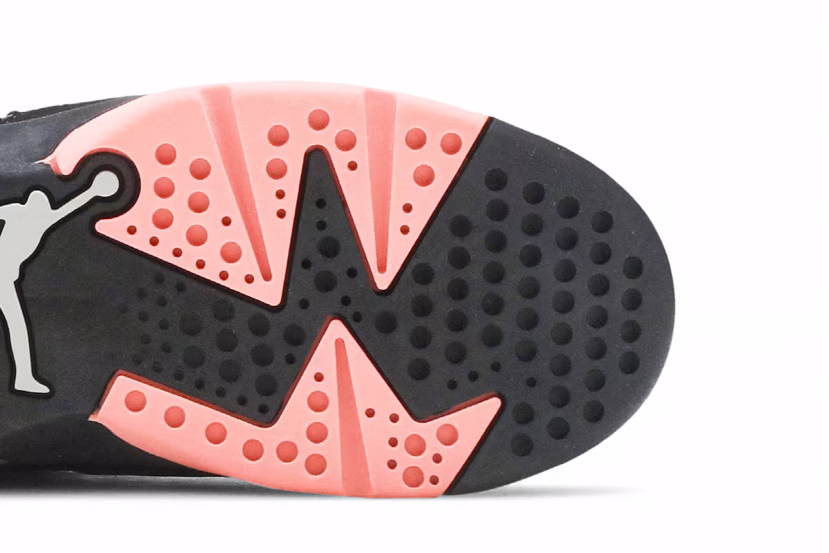 Air Jordan 6 Low GP Black Sunblush, view 6