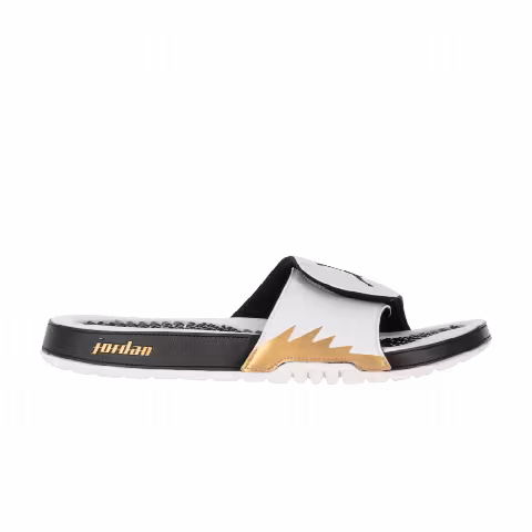 Air Jordan Hydro 5 Retro Slide 'White Metallic Gold'