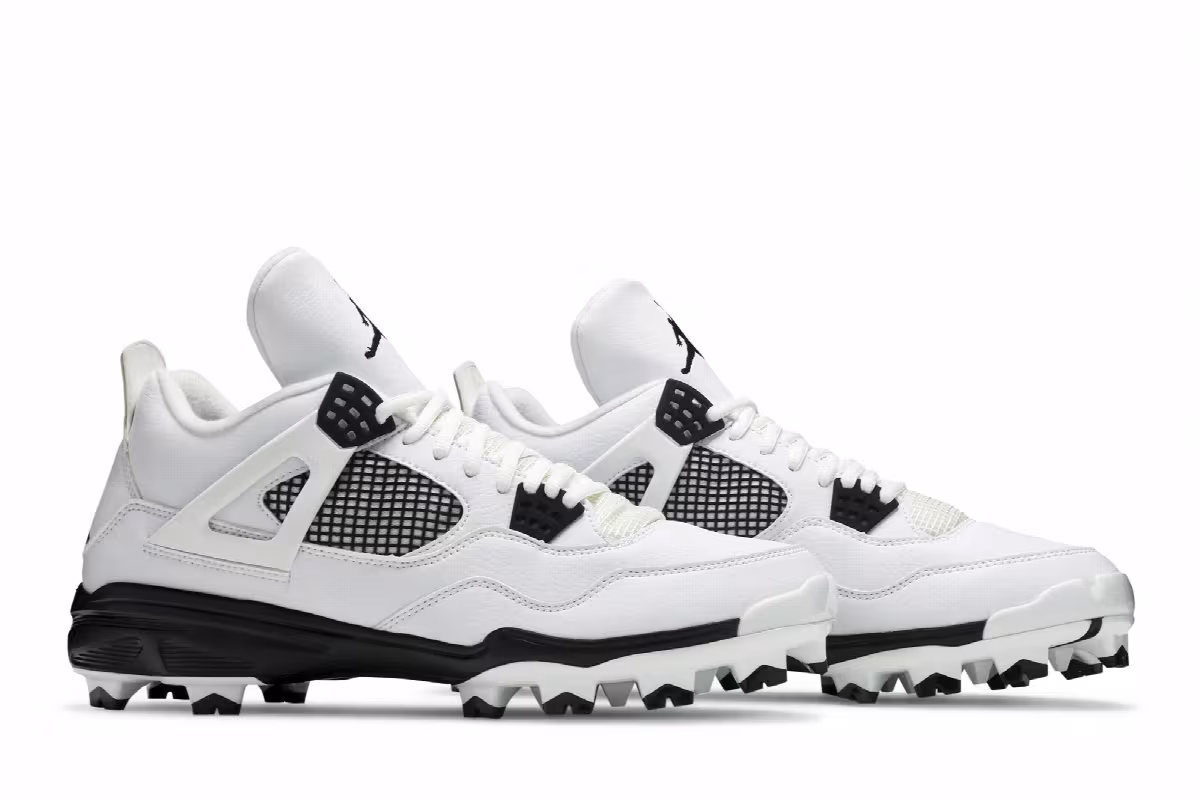 Air Jordan 4 MCS White Black, view 9