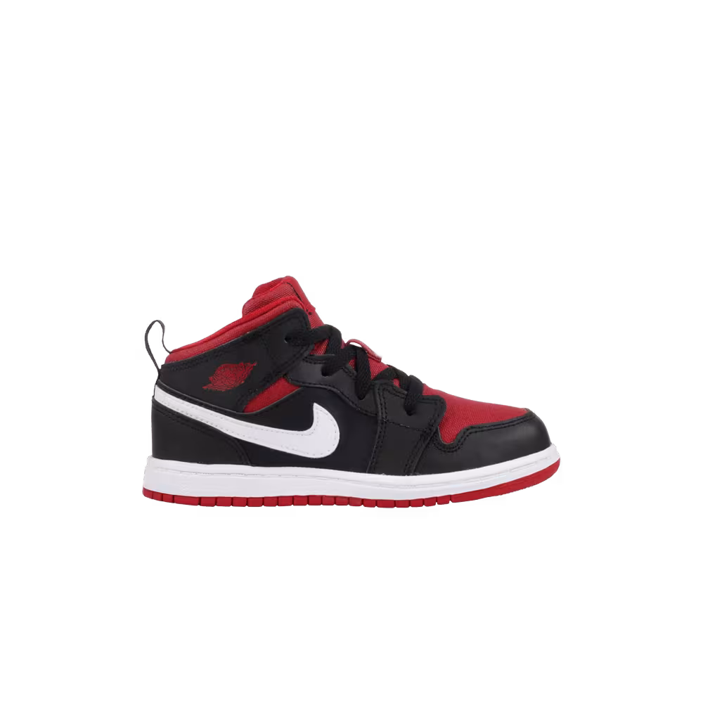 Air Jordan 1 Mid BT Black Gym Red