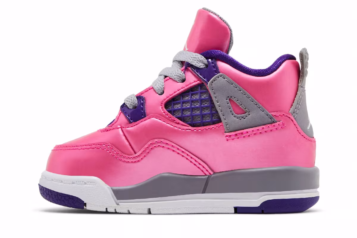 Air Jordan 4 TD Pink Foil, view 4