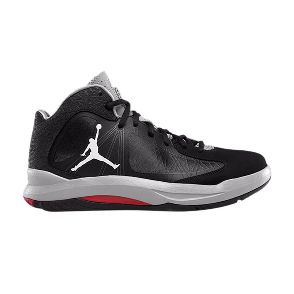 Air Jordan Aero Flight Black Granite Varsity Red