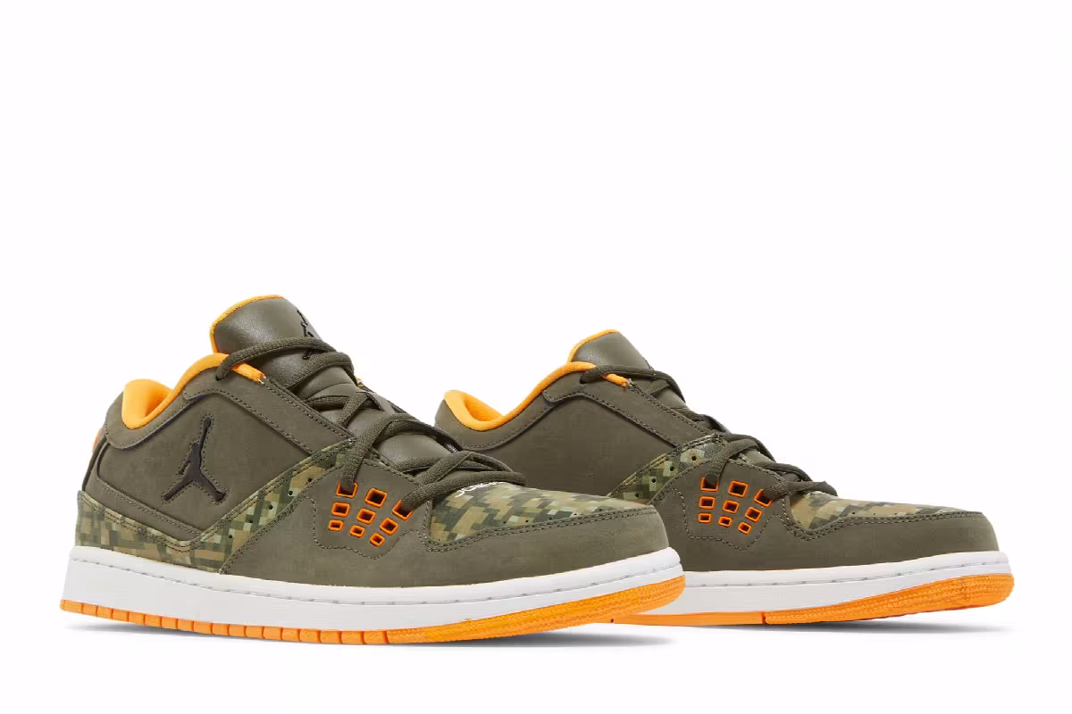 Air Jordan 1 Flight Low Digi Camo, view 9