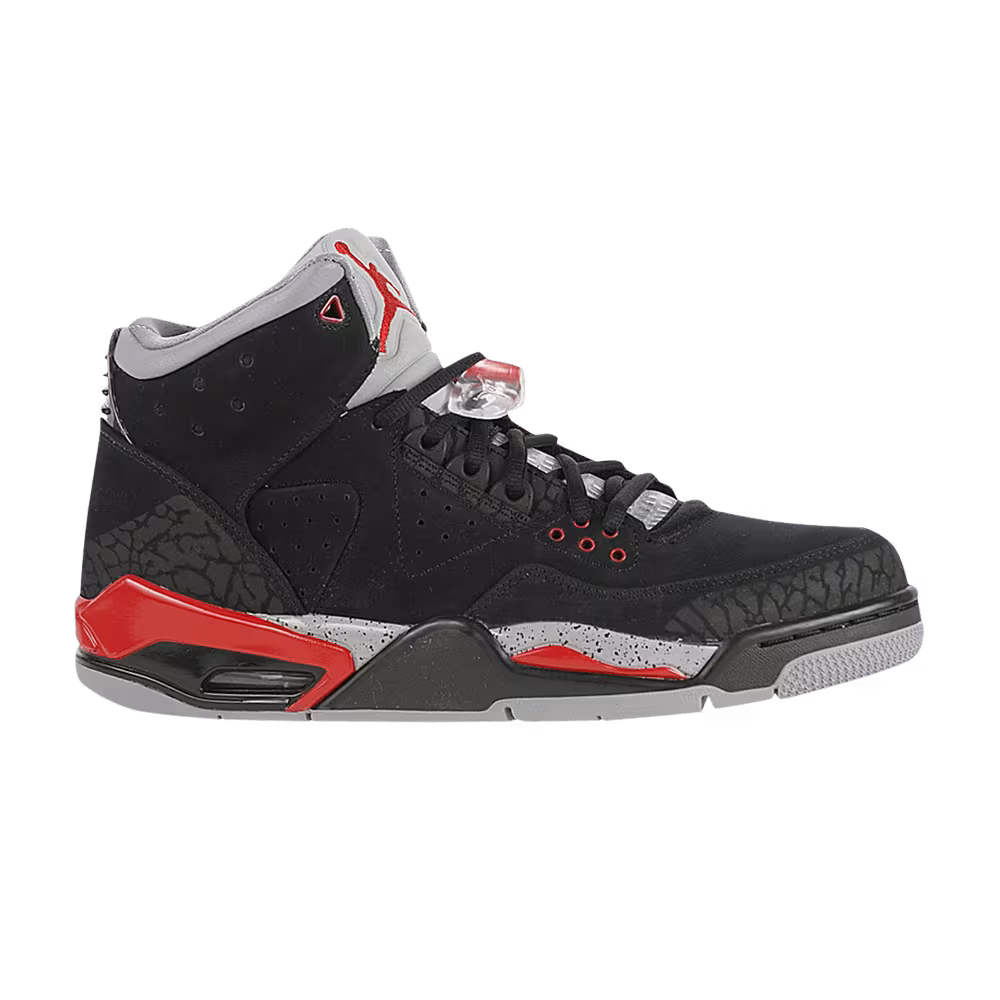 Air Jordan Rare Air Black Red Cement