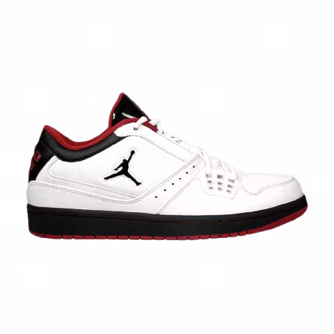 Air Jordan 1 Flight Low 'White Black Varsity Red'