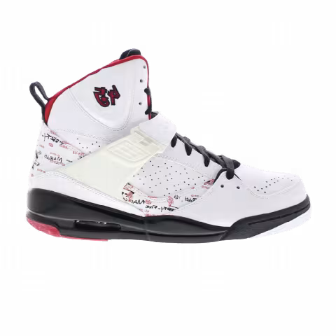 Air Jordan Flight High 45 'White Black Red'