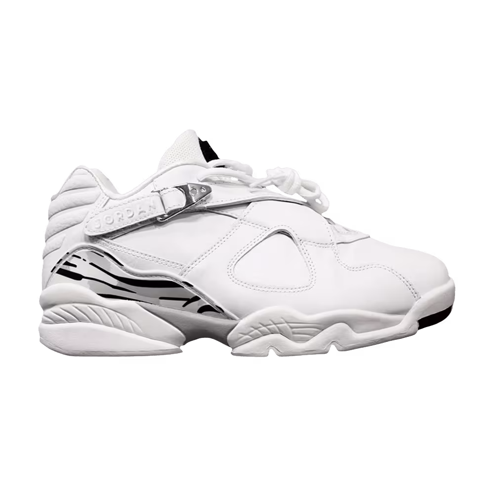 Air Jordan 8 Low GS White Metallic Silver 2003
