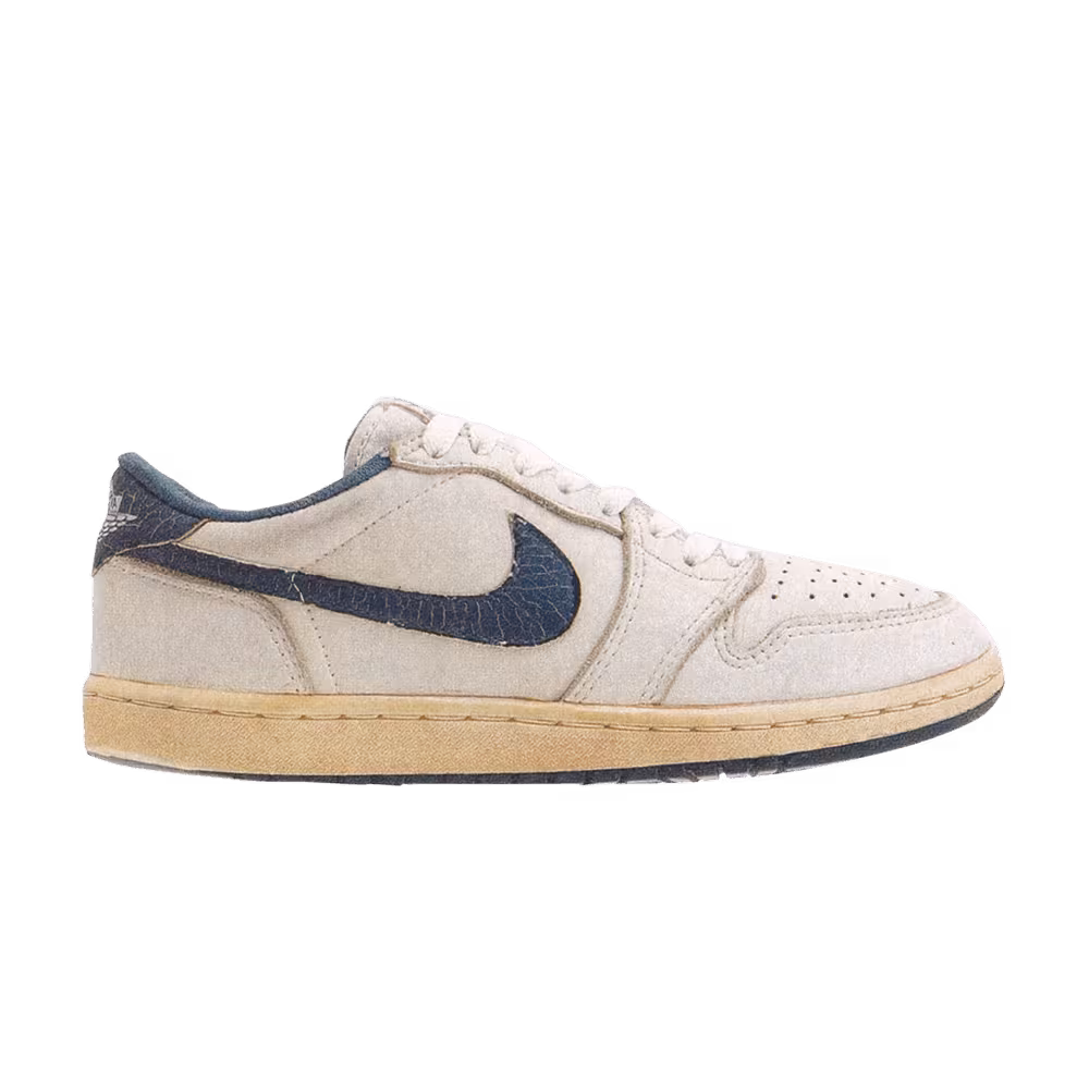 Air Jordan 1 Low White Metallic Blue 1985