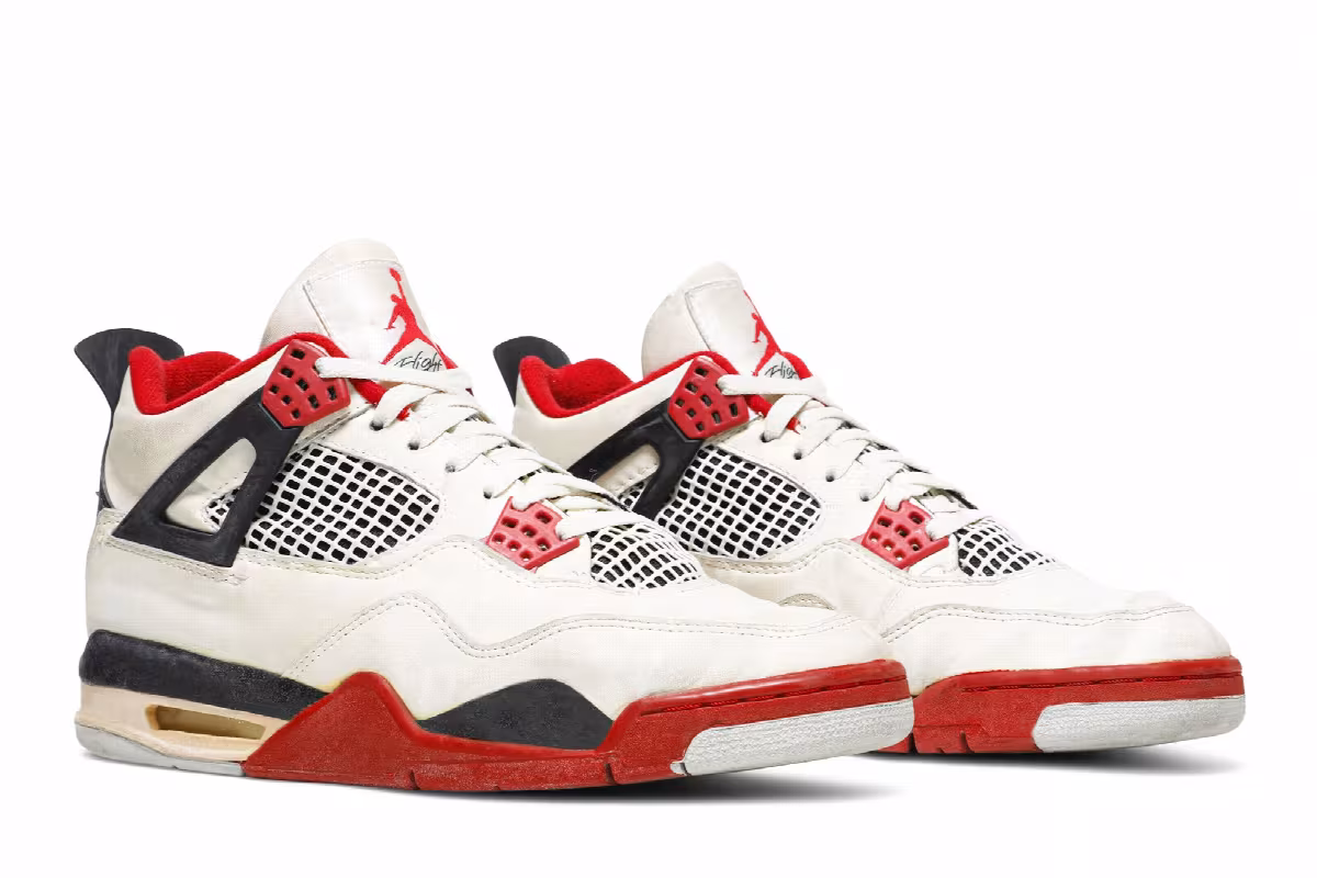 Air Jordan 4 OG Fire Red 1989, view 9