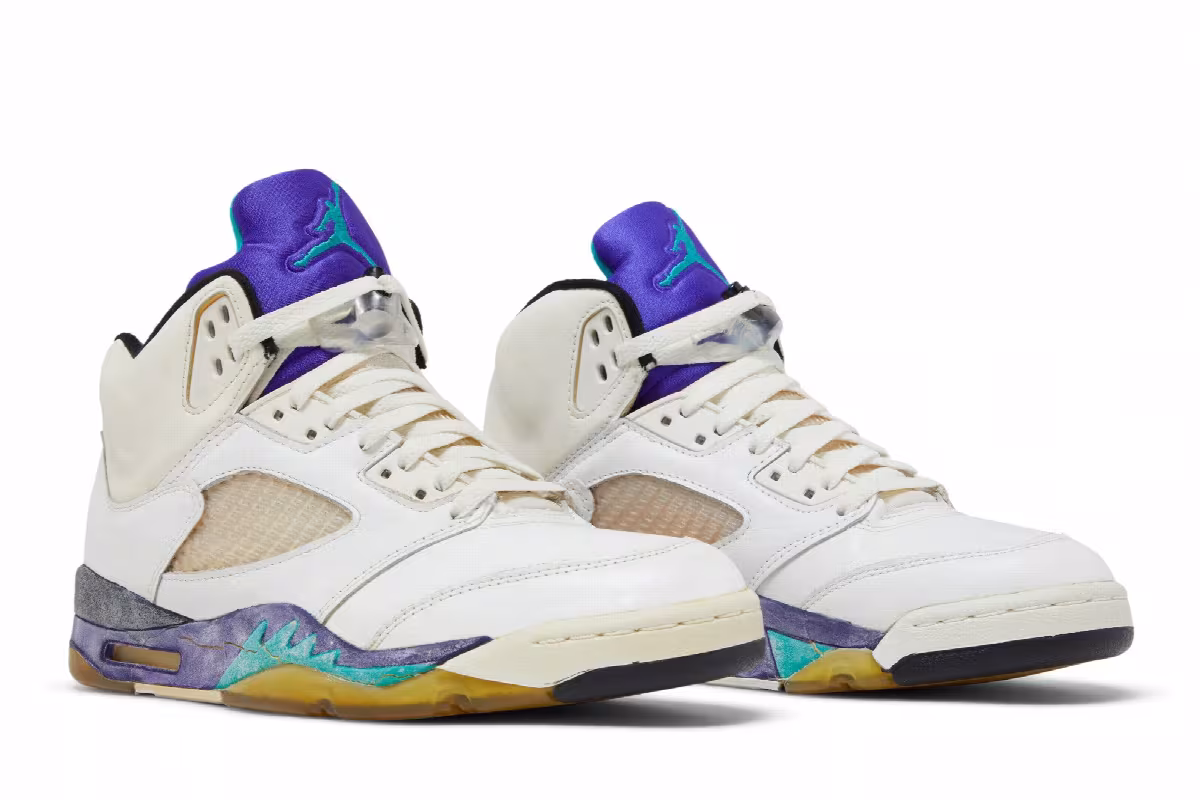 Air Jordan 5 OG Grape 1990, view 9