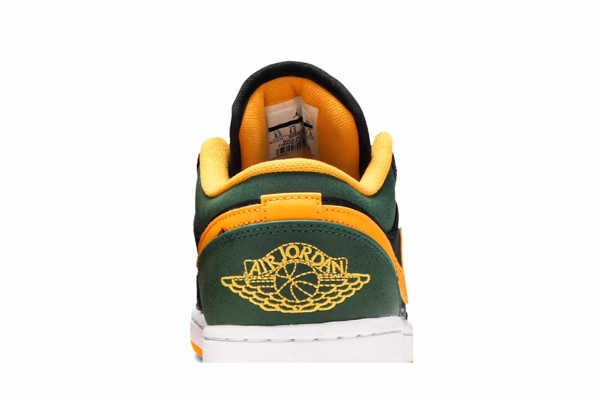 Air Jordan 1 Low Green Gold, view 8