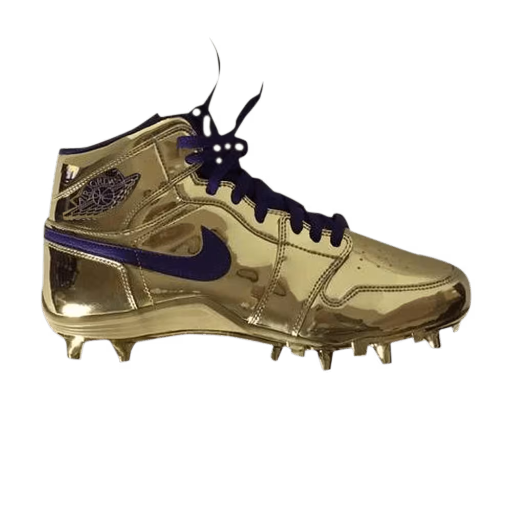 Air Jordan 1 TD Mid Metallic Gold Purple