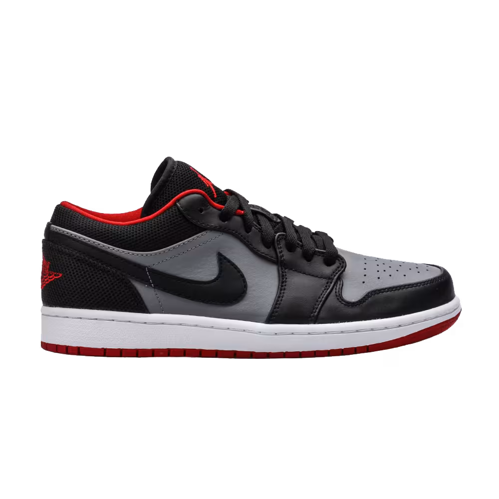 Air Jordan 1 Low Black Red Grey