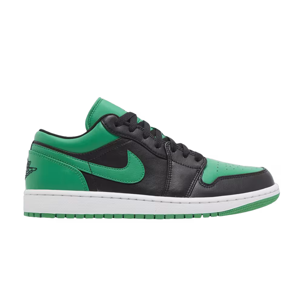 Air Jordan 1 Low Black Lucky Green