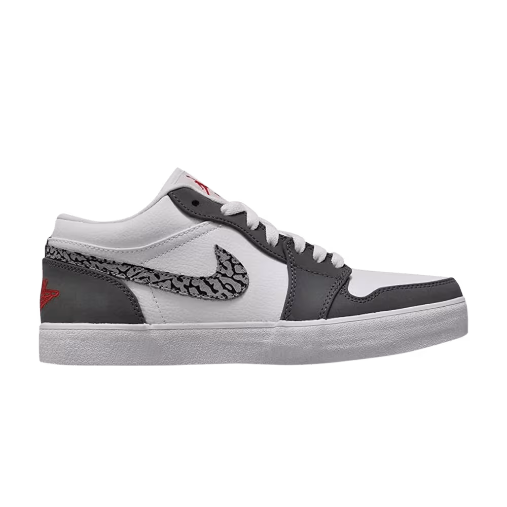 Air Jordan 1 V.2 Low Leather White Cool Grey