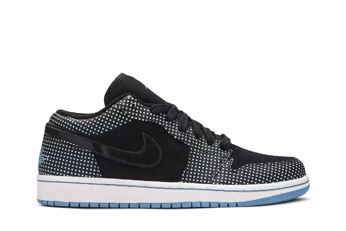 Air Jordan 1 Phat Low Polka Dot - Laser Blue, view 2
