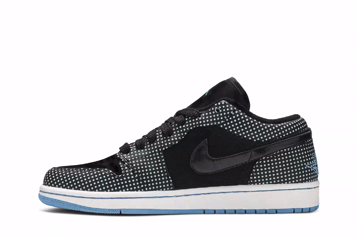 Air Jordan 1 Phat Low Polka Dot - Laser Blue, view 4