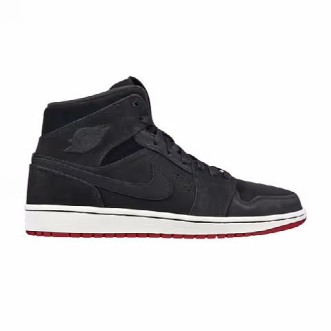 Air Jordan 1 Mid Nouveau 'Black Red'