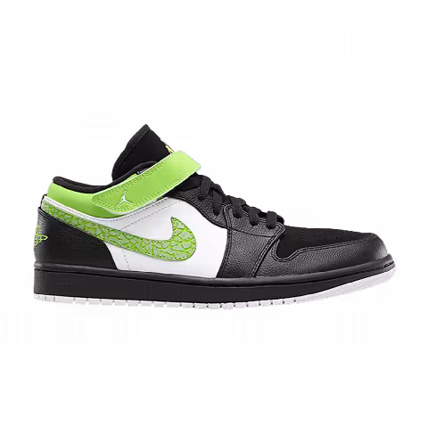 Air Jordan 1 Strap Low 'Black Electric Green'