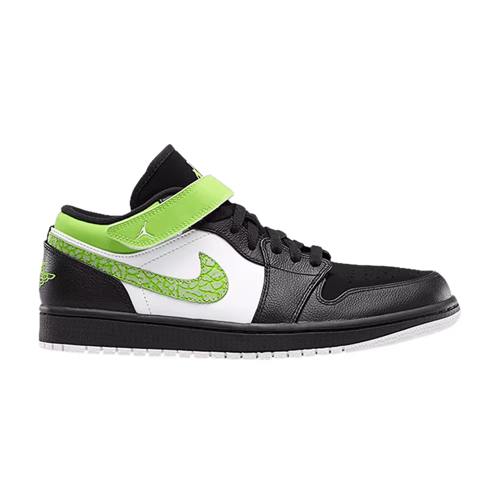 Air Jordan 1 Strap Low Black Electric Green