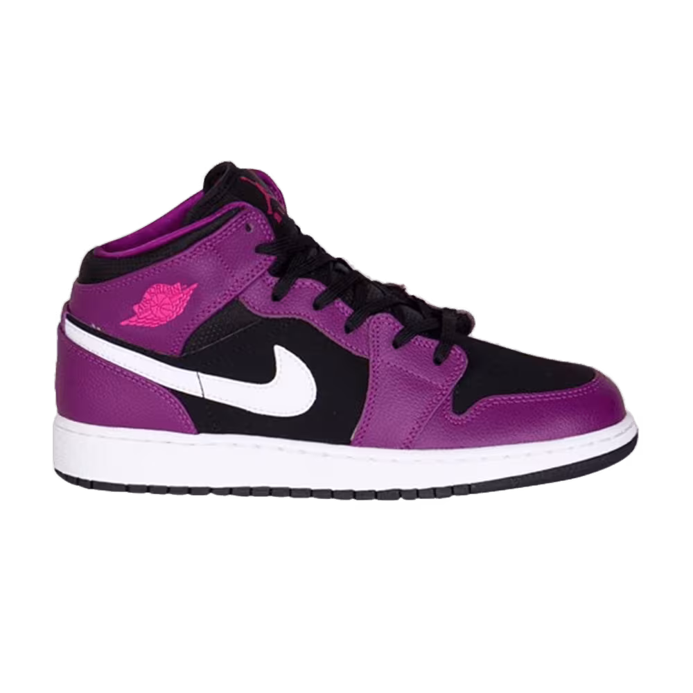 Air Jordan 1 Mid GS Bright Grape