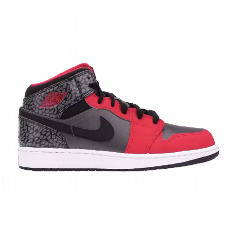 Air Jordan 1 Mid GS 'Dark Grey Legion Red'