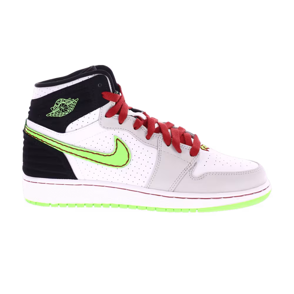 Air Jordan 1 White Electric Green