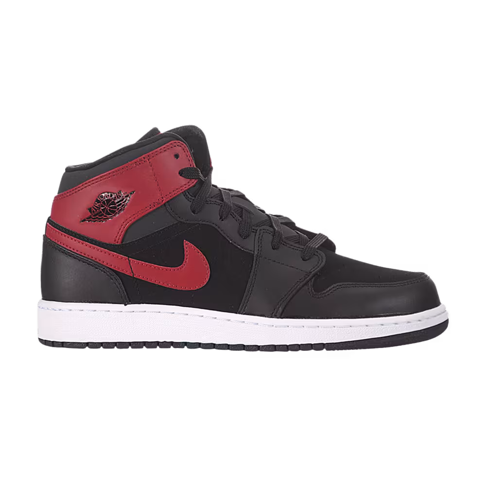 Air Jordan 1 Mid GS Gym Red Anthracite