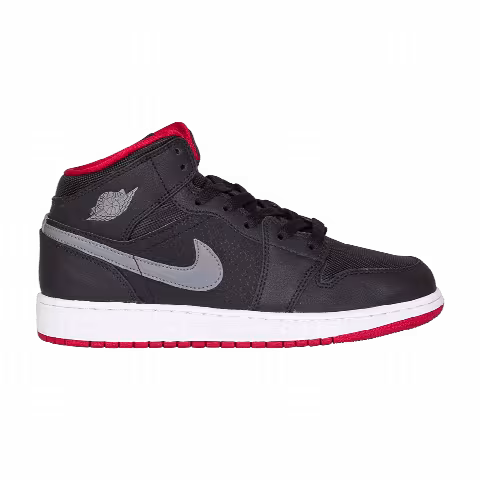 Air Jordan 1 Retro Mid GS 'Black Grey'