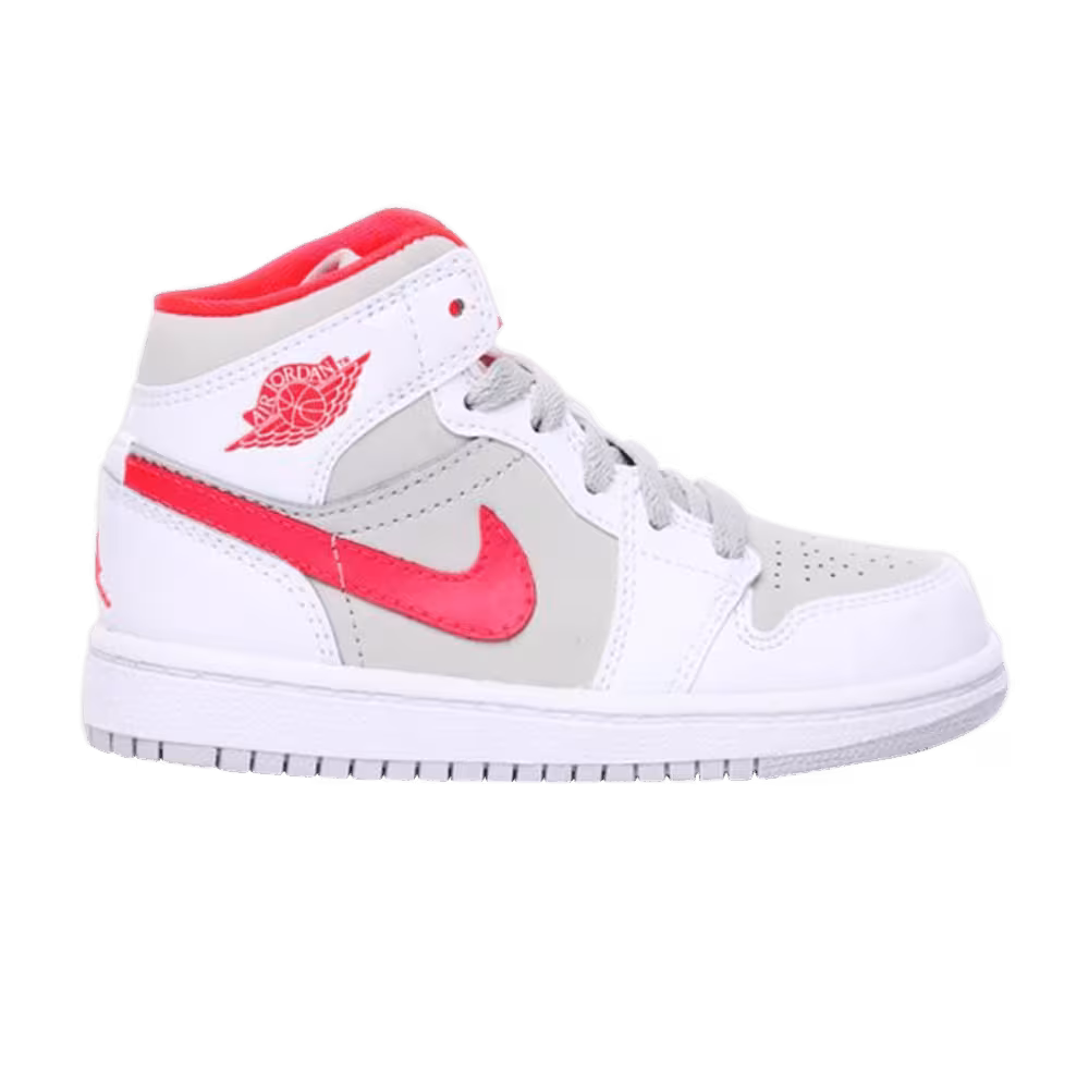 Air Jordan 1 Phat PS White Crimson Grey