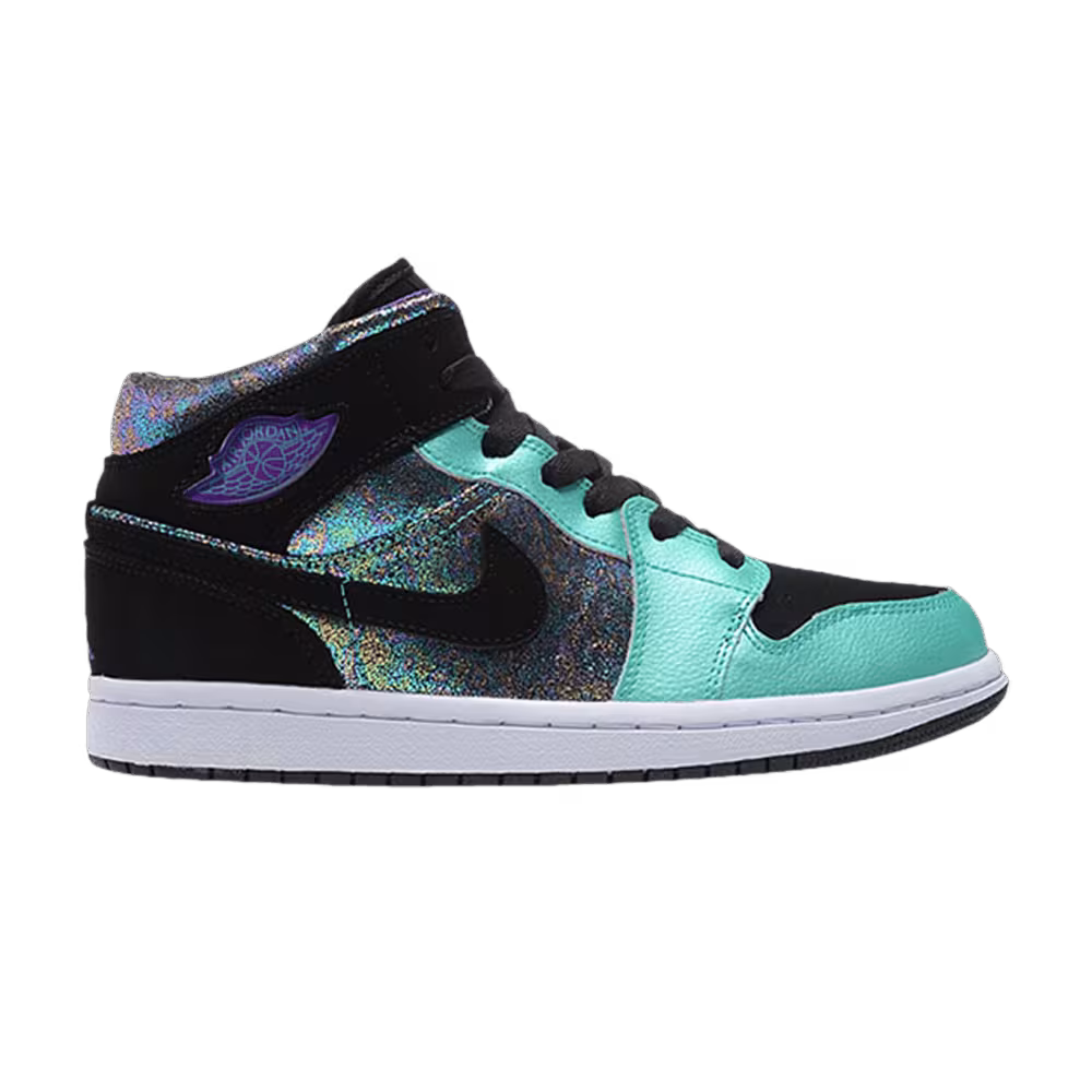 Air Jordan 1 Mid GS Atomic Teal Ultraviolet