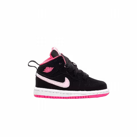 Air Jordan 1 Mid TD 'Black Pink Foam'