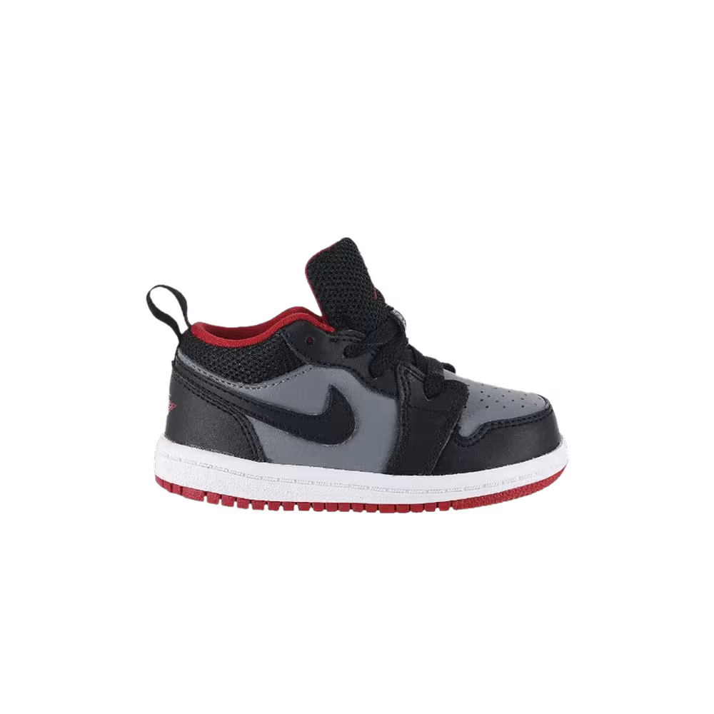Air Jordan 1 Low TD Black Red Grey