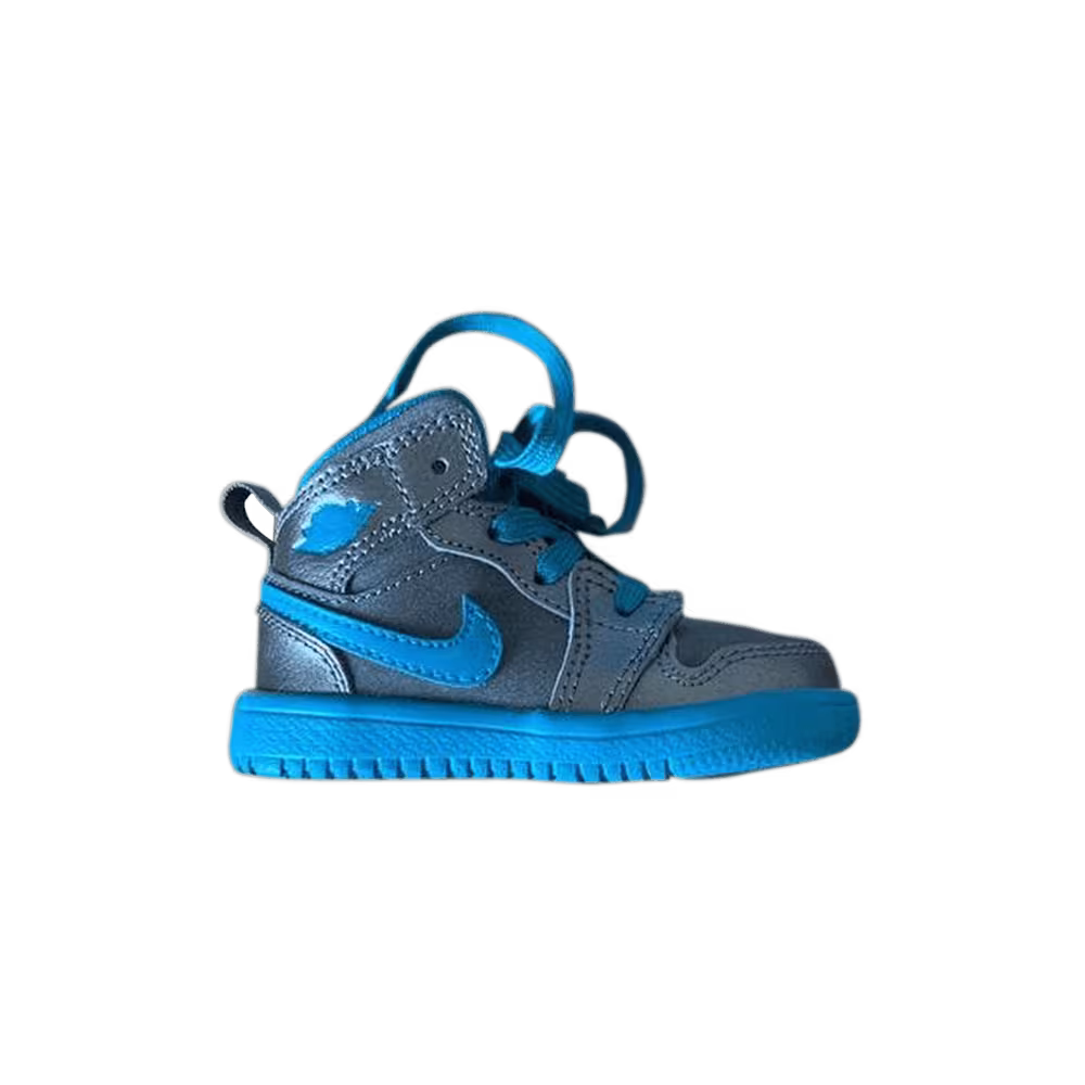 Air Jordan 1 Mid Flex TD Metallic Dark Grey Tropical Teal