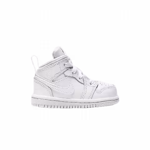 Air Jordan 1 Mid TD 'Triple White' 2019