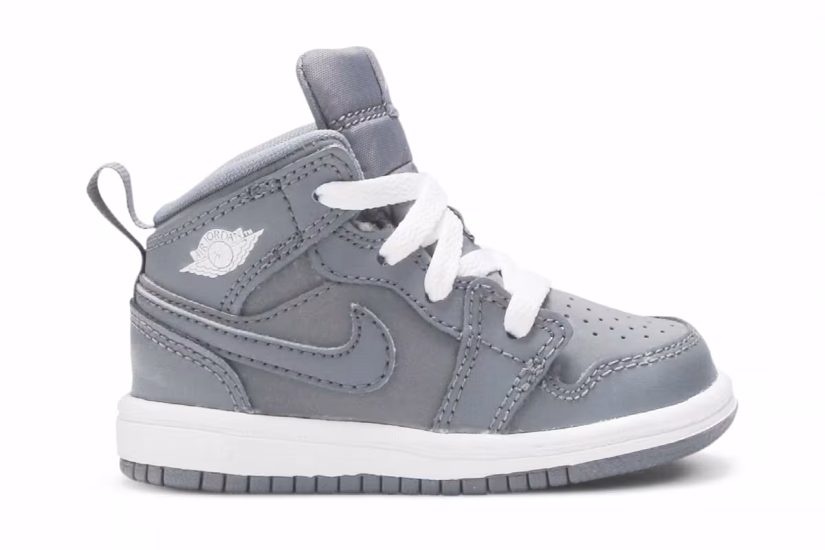 Air Jordan 1 Mid BT Cool Grey, view 2