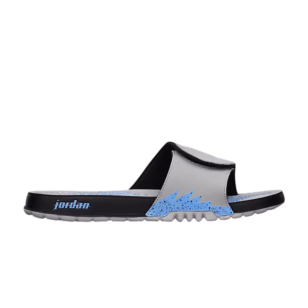 Air Jordan Hydro 5 Slide Matte Silver University Blue