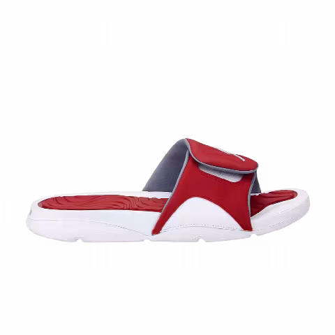 Air Jordan Hydro 4 Slide 'White Gym Red'