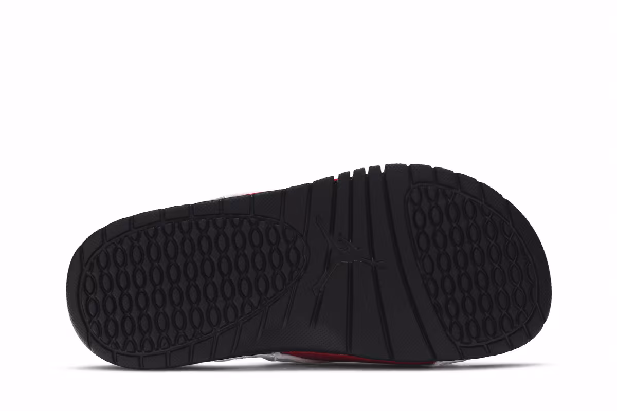 Air Jordan Hydro 13 Slide BG White Gym Red, view 5