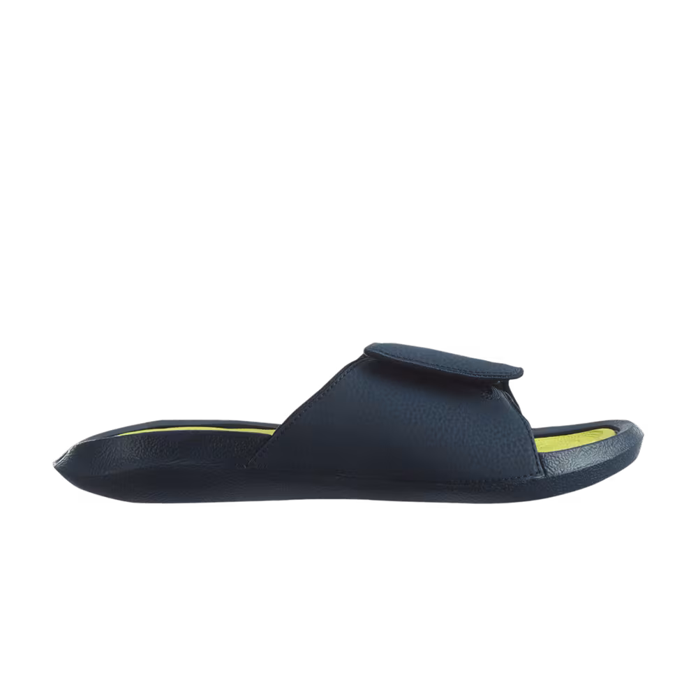 Air Jordan Hydro 6 Slide Navy Electrolime