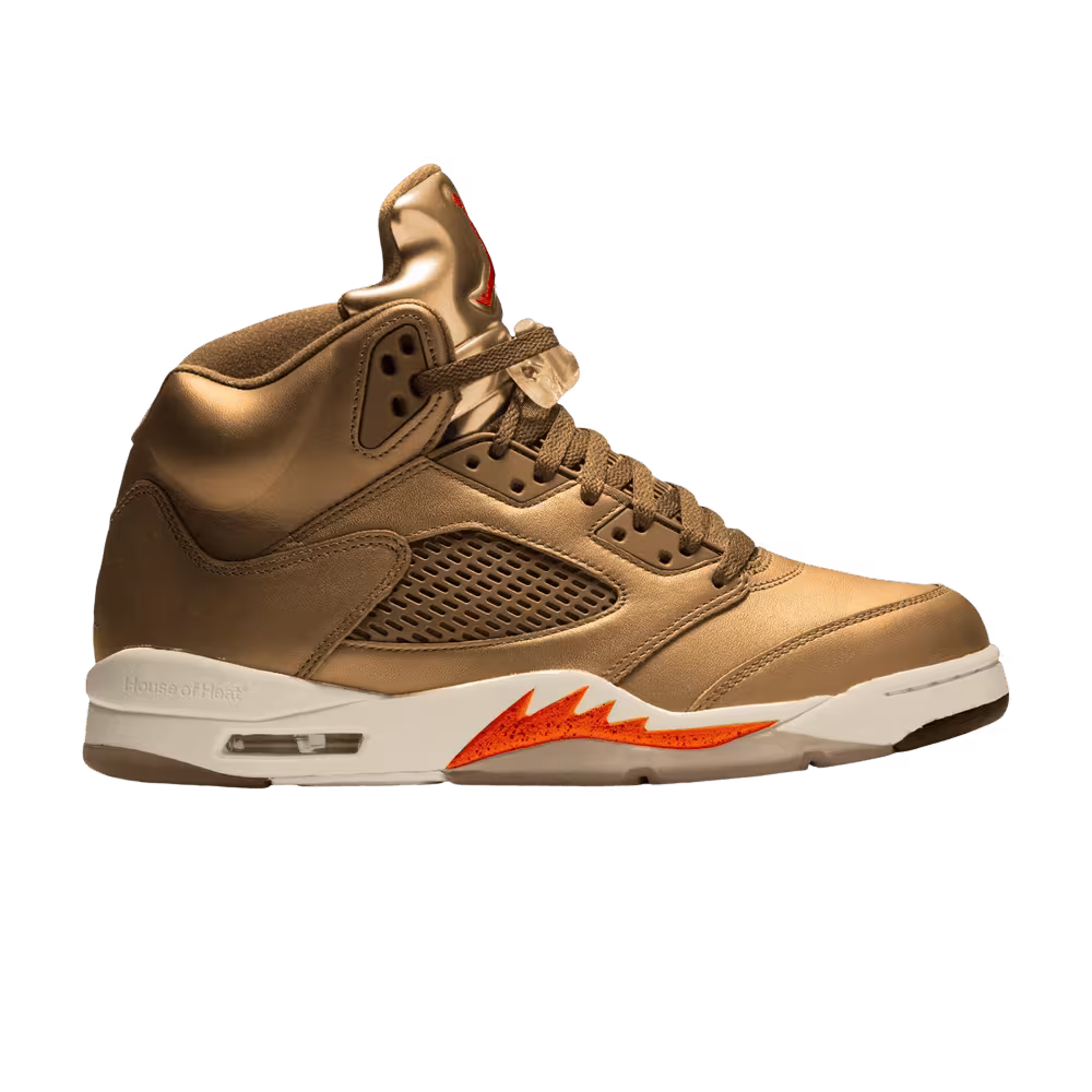 Women's Air Jordan 5 Metallic Gold