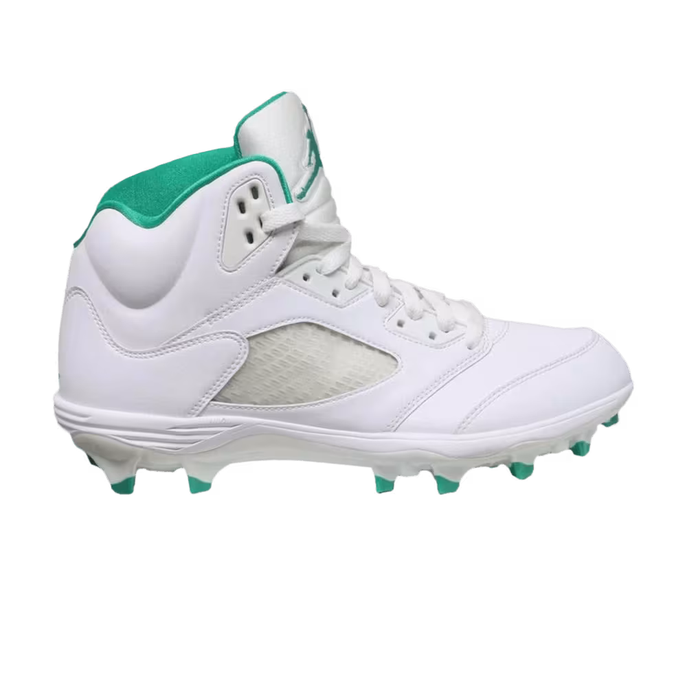 Air Jordan 5 Mid Force Savage White Green Sample