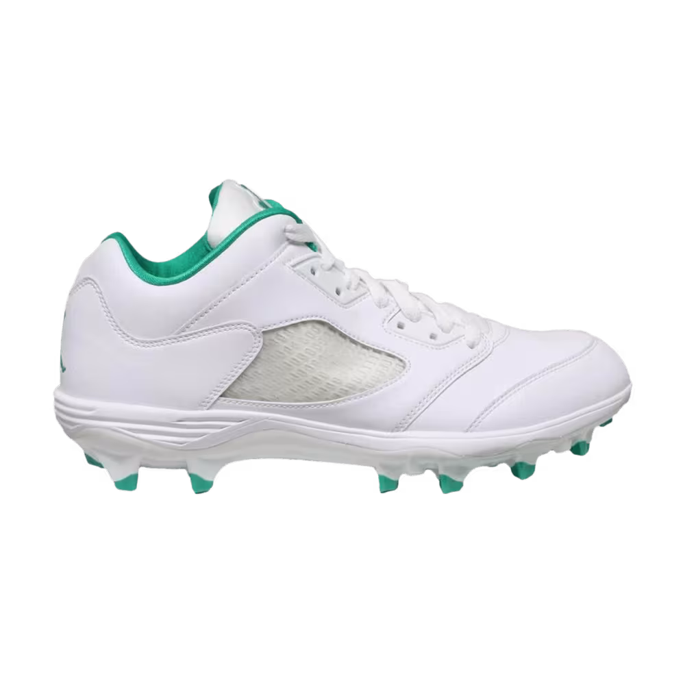 Air Jordan 5 Low Force Savage White Green Sample