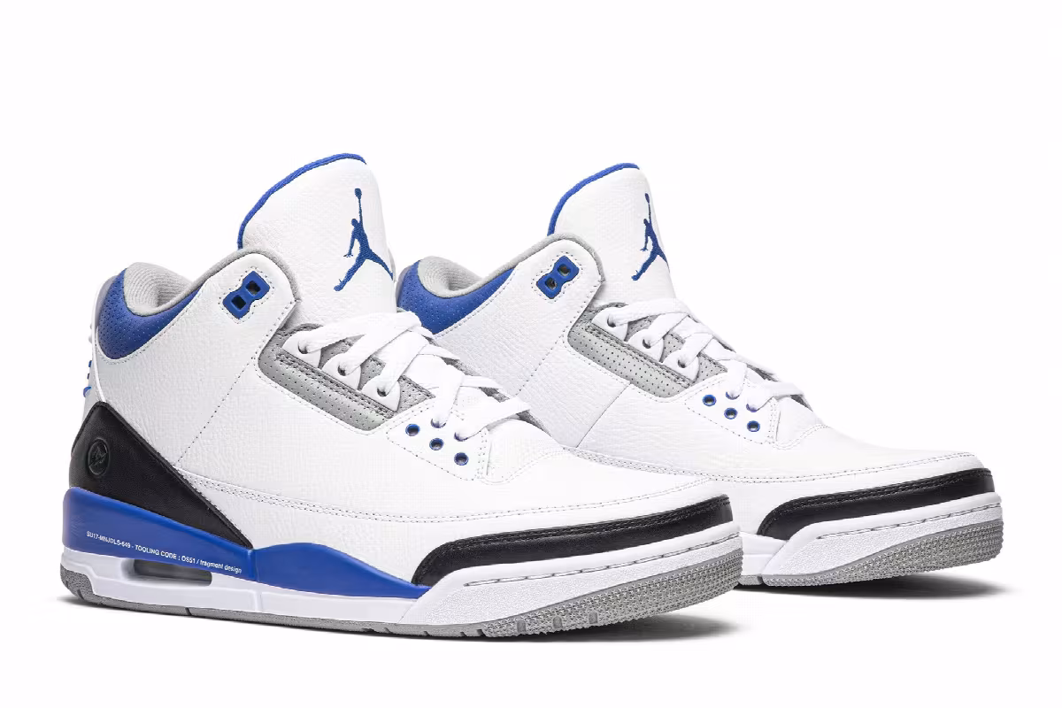 Fragment Design x Air Jordan 3 Sample 2017, view 9