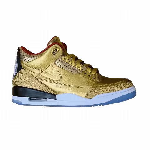 Air Jordan 3 Retro JTH 'Gold Oscars' Sample