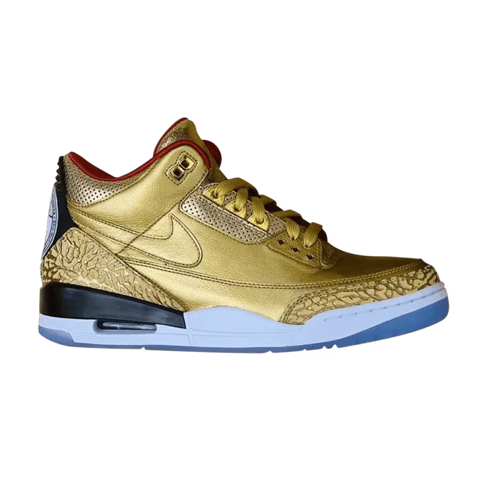 Air Jordan 3 JTH Gold Oscars
